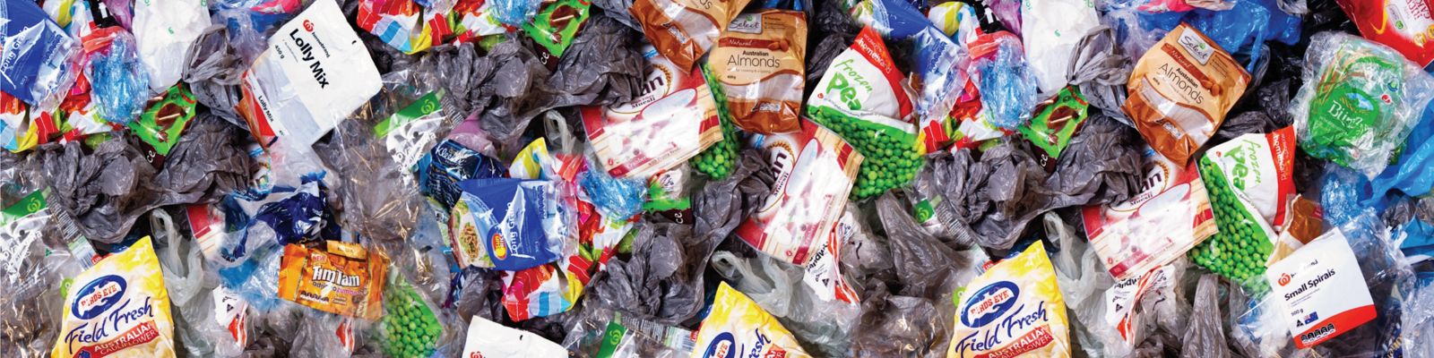 Plastic waste banner